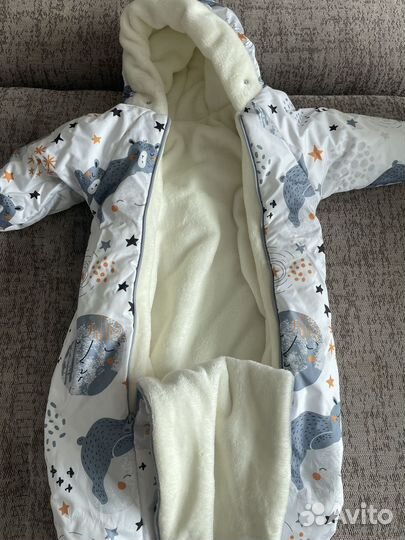 Зимний конверт в коляску