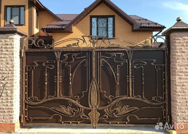 Кованые ворота
