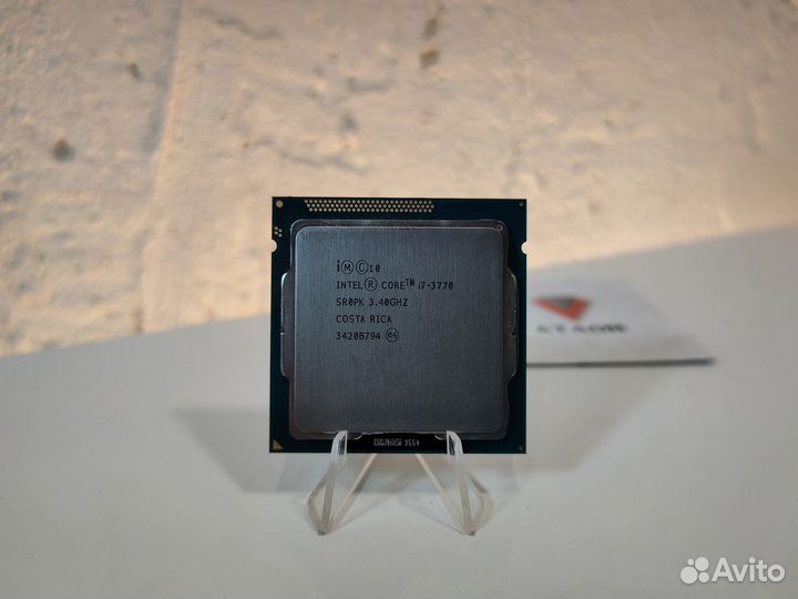 Процессор Intel Core i7 3770: 8 потоков, 3900 Мгц