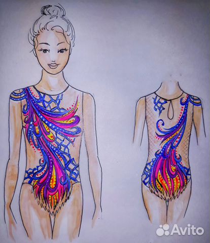 Купальник для художественной гимнастики