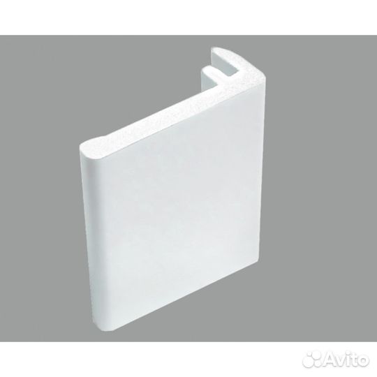 Наличник капель F пвх 2,17м серый 7040 телескопиче