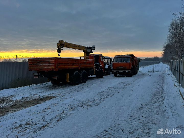 Аренда и услуги манипулятора, борт 11 т, 8 м