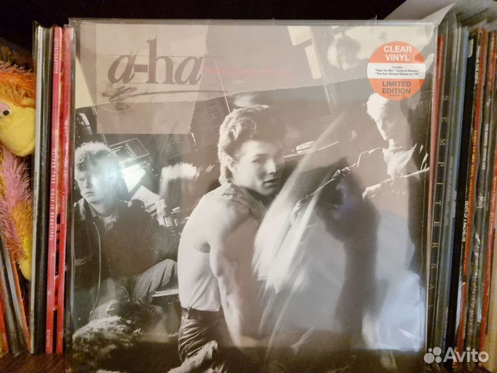 A-HA - hunting high and low clear vinyl