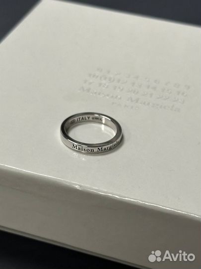 Кольцо Maison Margiela Silver Logo Оригинал