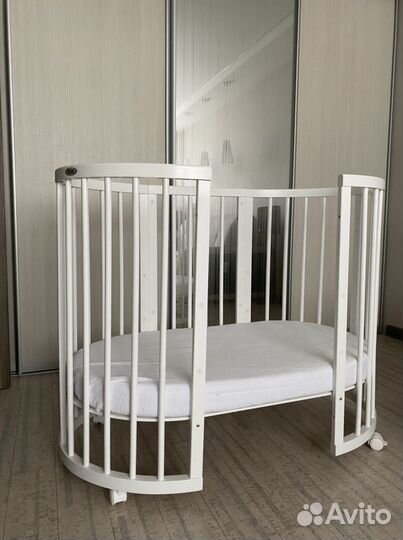 Детская кроватка круглая из бука dreams 8 в 1