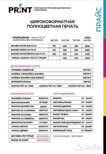 Печать баннеров