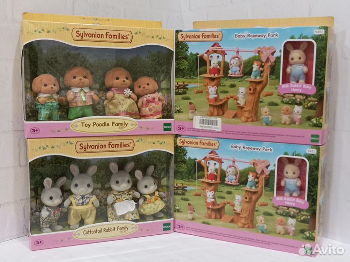 Sylvanian Families фигурки и наборы (новые)