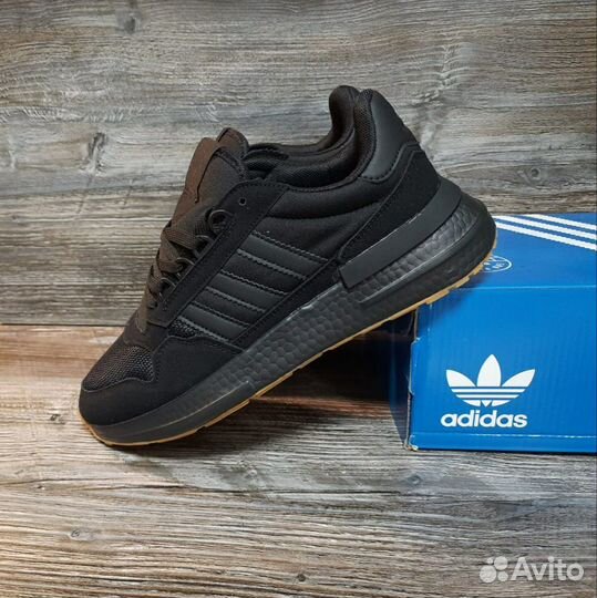 Кроссовки Adidas артикул 50 чёрные