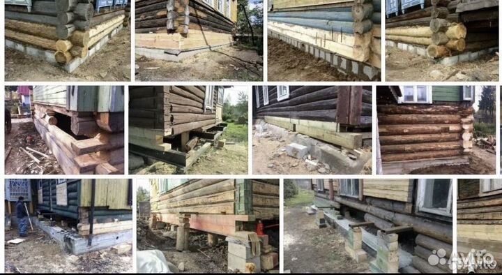 Замена венцов деревянного дома