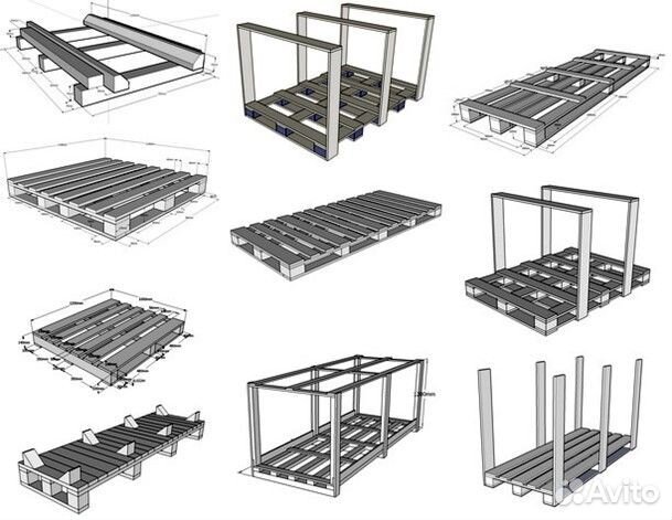 Нестандартный паллеты и поддоны