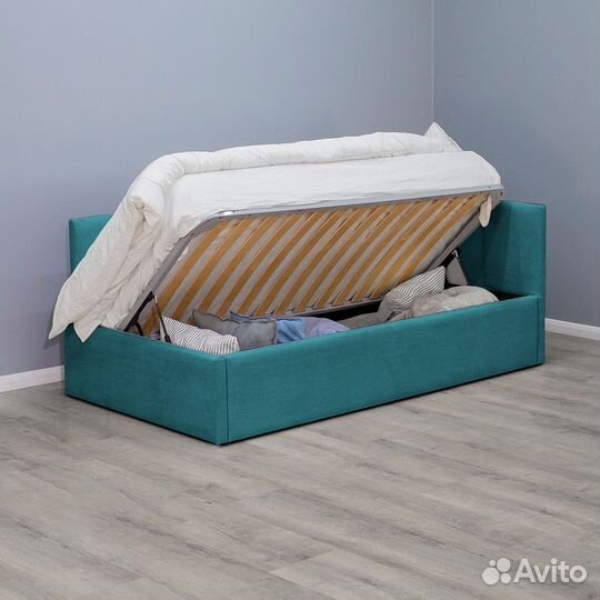 Детская кровать угловая с подъемным механизмом