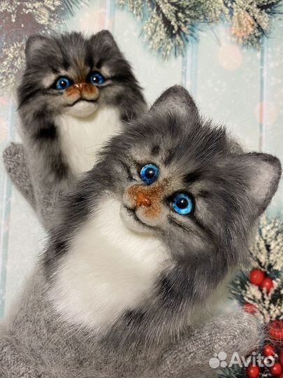 Варежки Котики