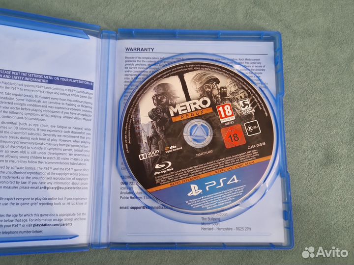 Metro redux ps4