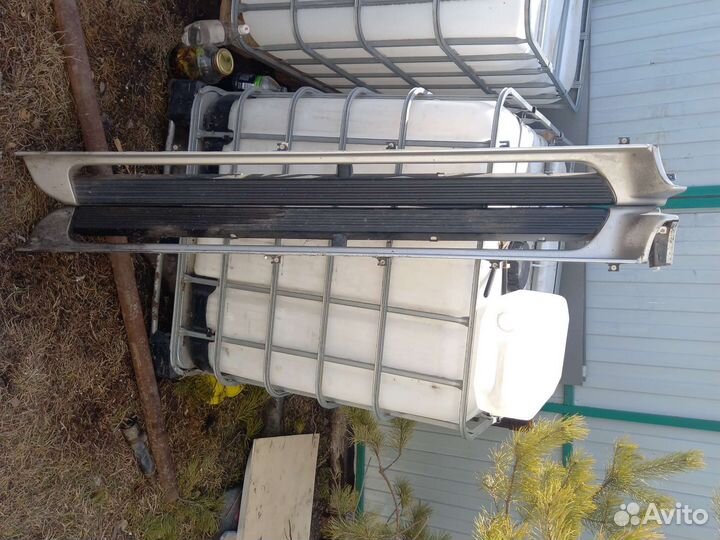 Накладки порогов mitsubishi pajero sport