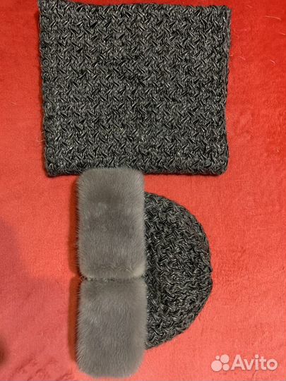 Комплект снуд и шапка