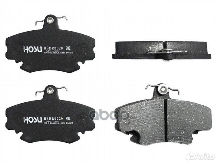 Колодки тормозные перед renault logan 04/LADA