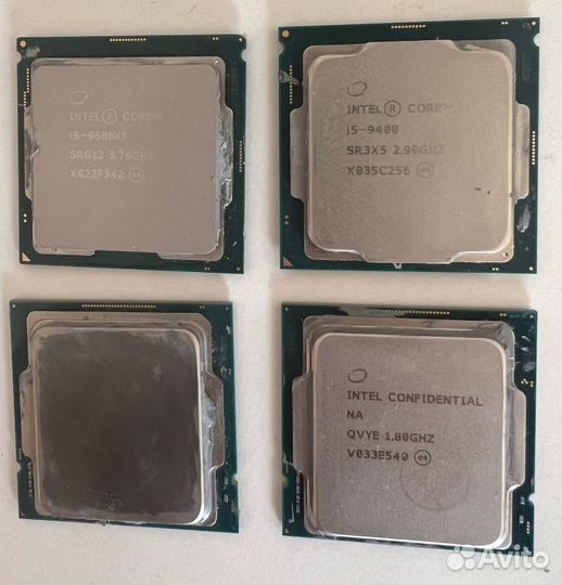 Процессоры i5 9400, i5 9600kf, i5 11600kf, i9 1190