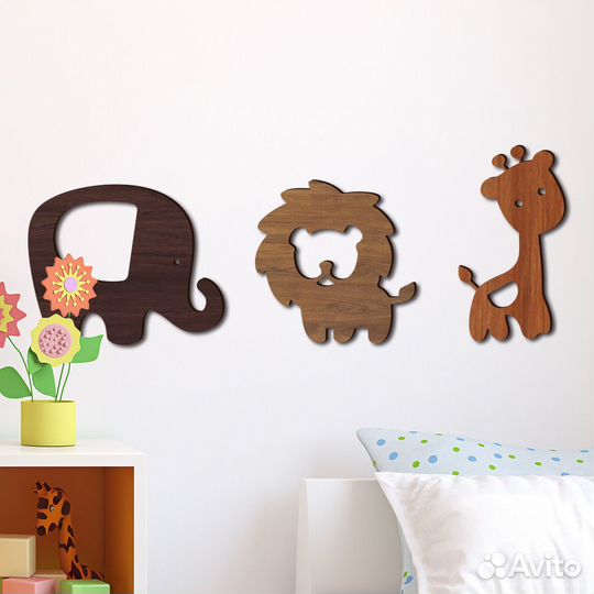 Деревянный декор для комнаты