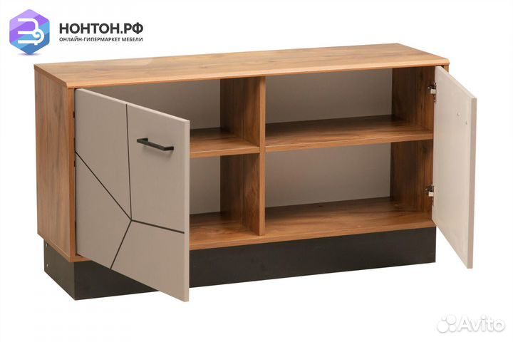 Тв-тумба Гамма 54.05 таксония / черный / грей