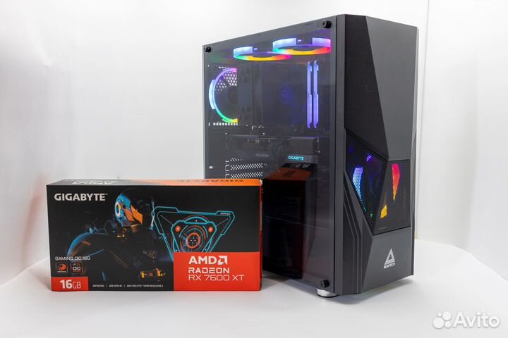 Игровой пк / AMD Ryzen 5 5600 / 32GB RAM / RX7600X