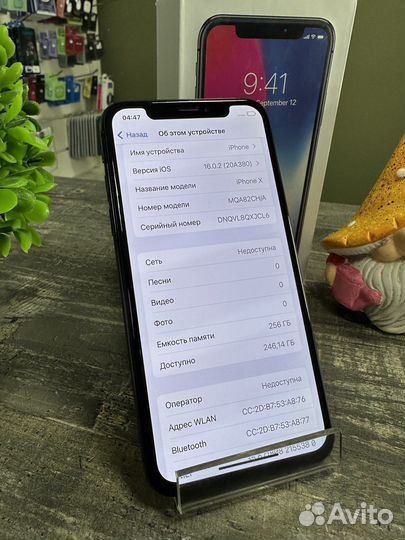 iPhone X 256gb Space gray как новый