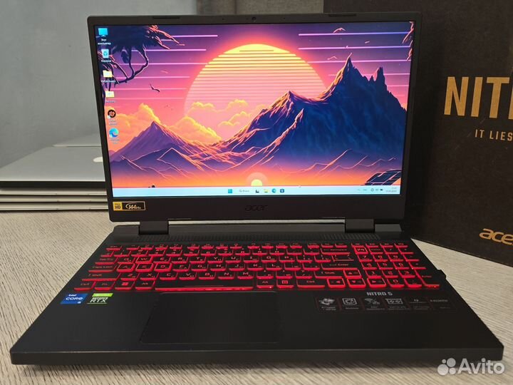 Acer Nitro 5 i5-12500H 16-ядер/16Gb/512SSD/6Gb RTX