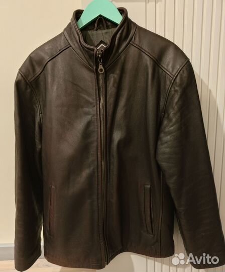 Кожаная куртка мужская SAM wang