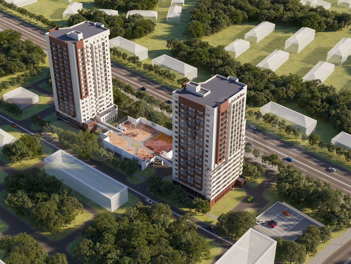 2-к. квартира, 68,1 м², 10/19 эт.