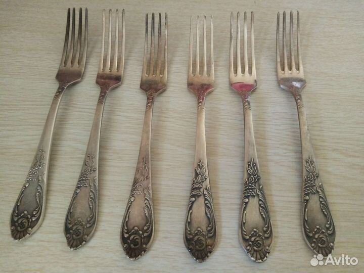 Ложки вилки мельхиоровые СССР