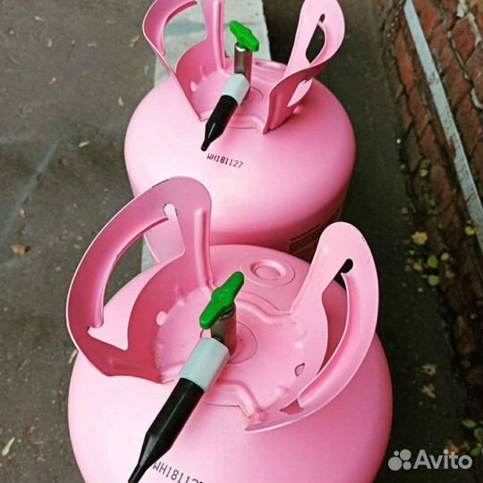 Баллон с гелием + 30 воздушных шаров ассорти