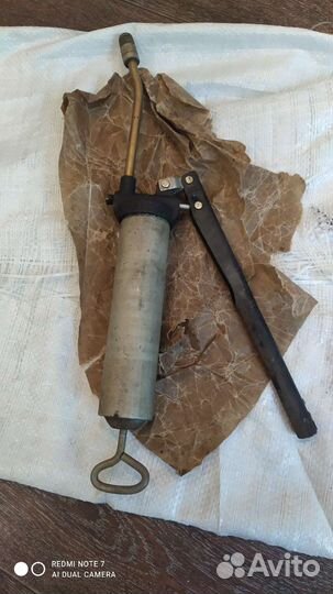 Шприц солидоловый СССР