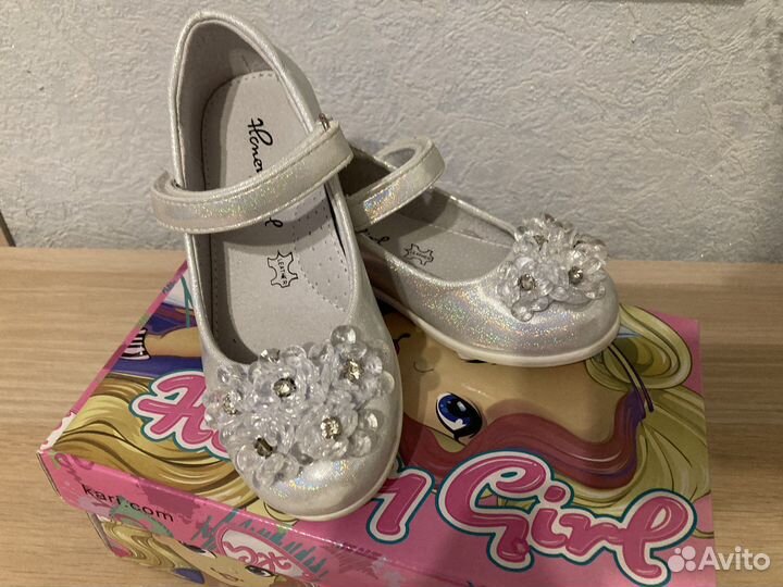 Туфли для девочки 25 размер
