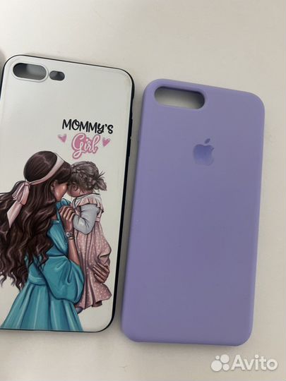 Стекло Защитное iPhone 7/8+ /Чехол iPhone 7/8+