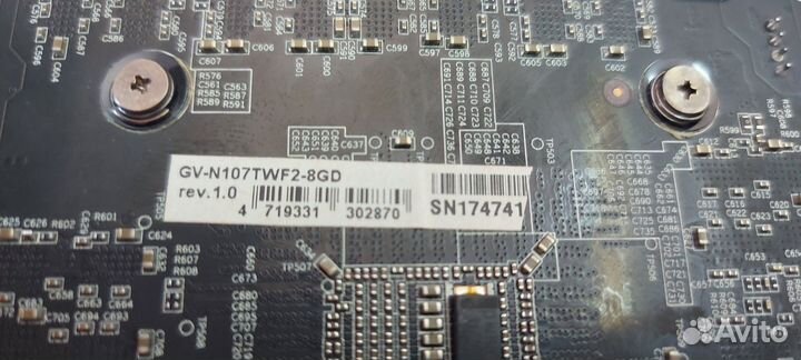 Gigabyte GeForce GTX 1070 Ti 8Gb