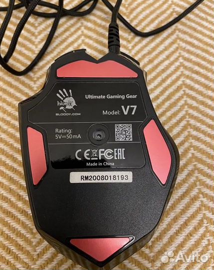 Игровая клавиатура A4 Tech и мышка Bloody v7