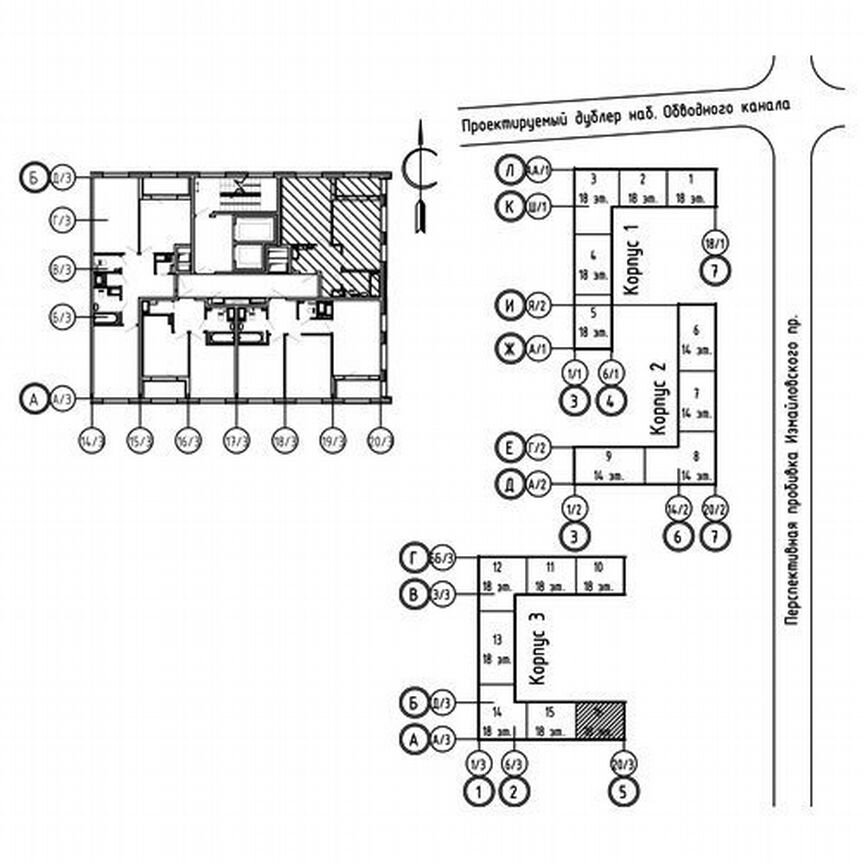 1-к. квартира, 44,1 м², 18/18 эт.