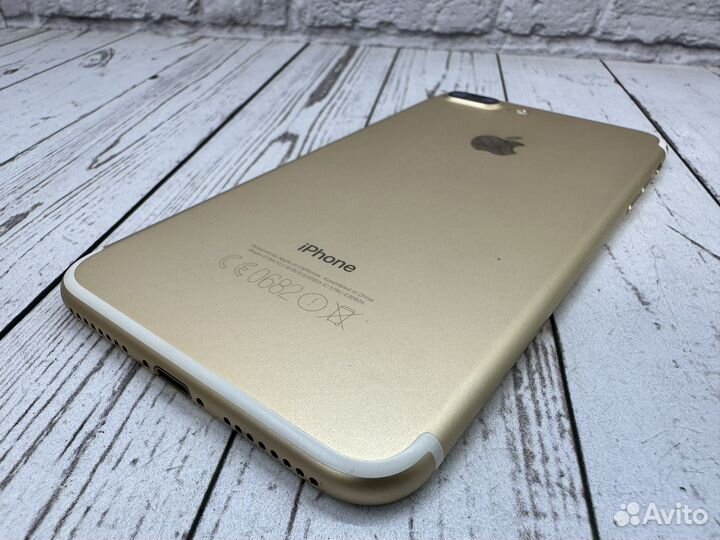 Корпус iPhone 7 plus Gold оригинал ростест идеал