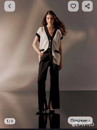 Жилетка женская вязаная