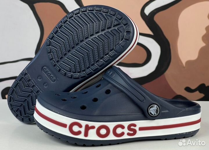 Crocs сабо синие 39-46