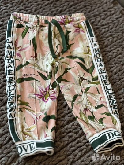 Штанишки для девочки dolce & gabbana 9-12 мес