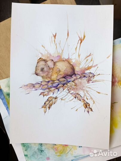 Акварельная картина 