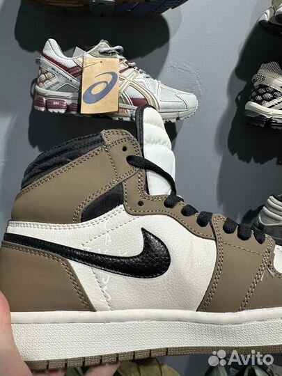 Кроссовки Nike air jordan 1 travis scott high