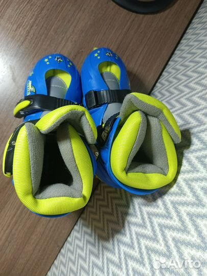 Коньки детские раздвижные Champion blue р. 33-36