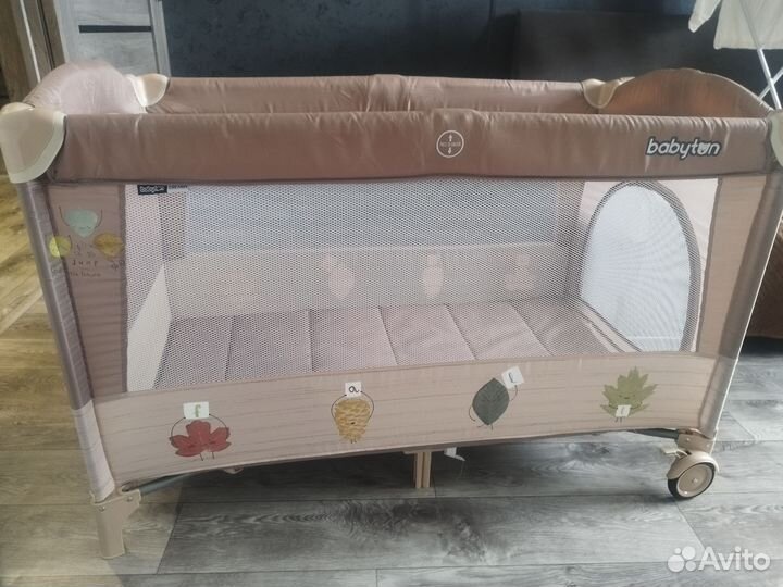 Детская кровать манеж с матрасом