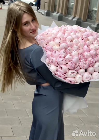 Букет пионов