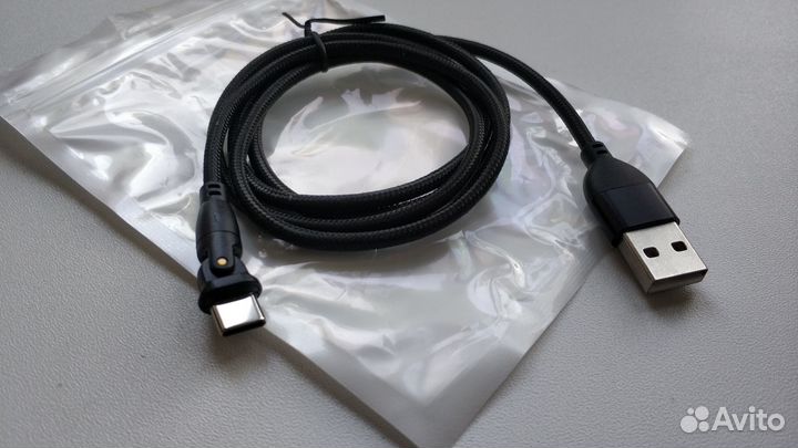 Новый Кабель USB Type-C с поворотным коннектором