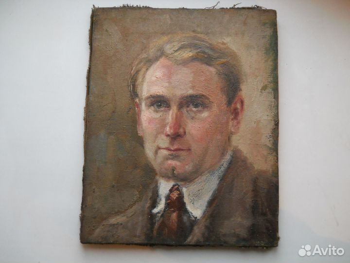 Старая Картина Живопись Масло СССР - 1940 гг