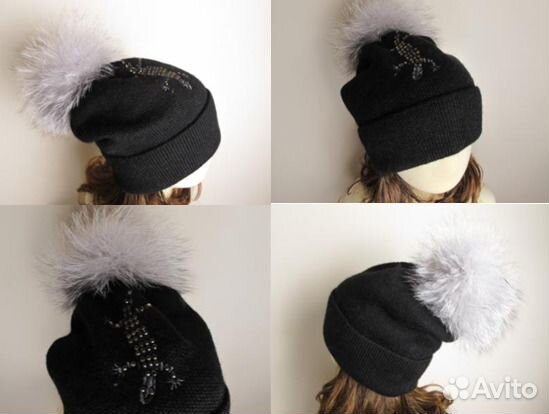 Женские зимние шапочки из шерсти