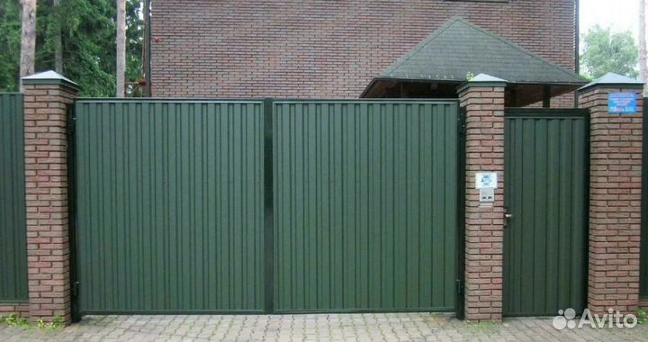 Ворота распашные заказать