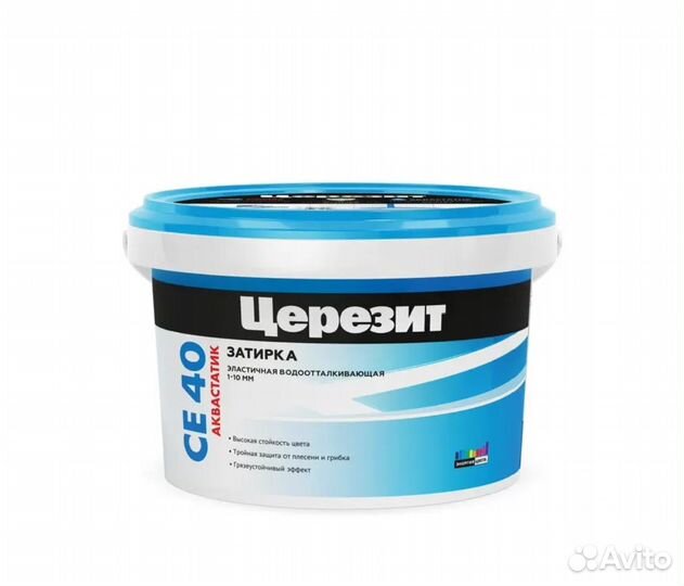 Шпатлевка финишная 20кг, затирка для швов Церезит